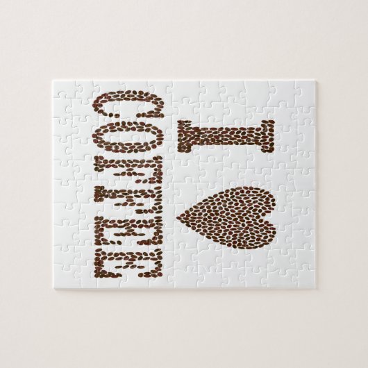 I Love Coffee Puzzle (Horizontal)