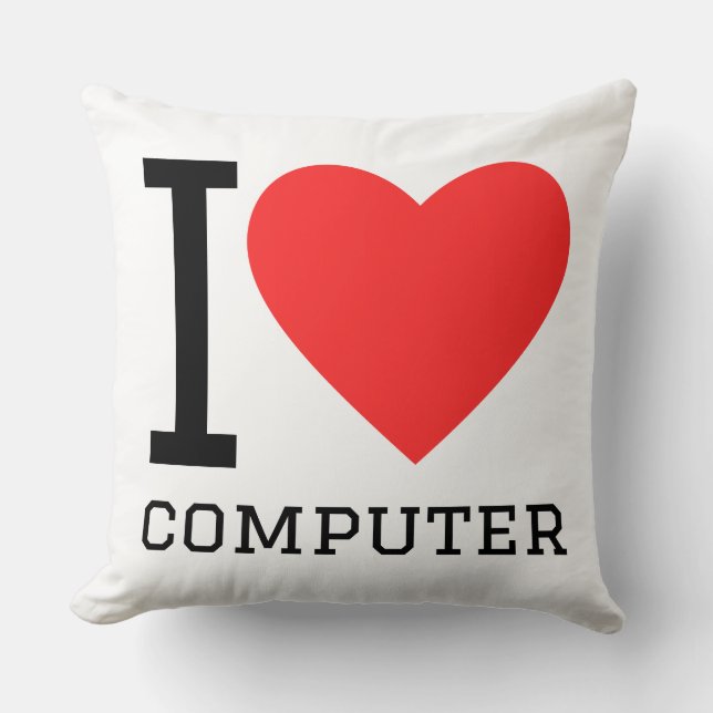 I love computer kissen (Vorderseite)