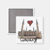 I love Conakry Magnet (Vorderseite/Rückseite)