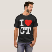 I Love Connecticut Shirt _ I Heart Ct  (Vorne ganz)