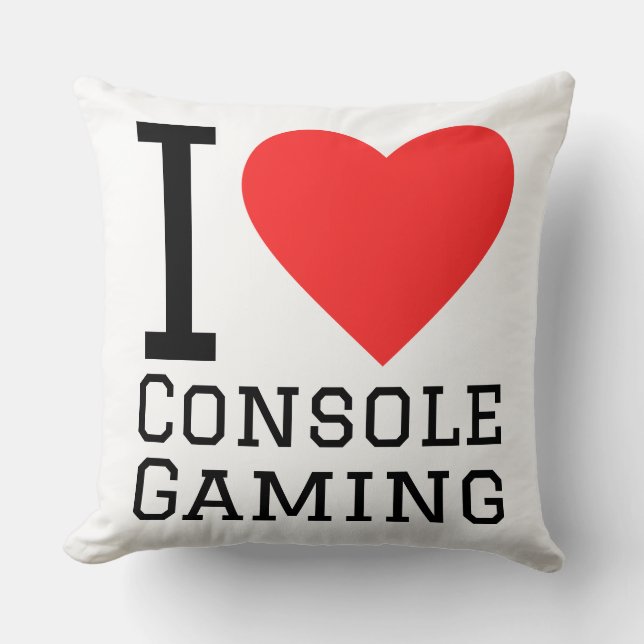 I love console gaming kissen (Vorderseite)