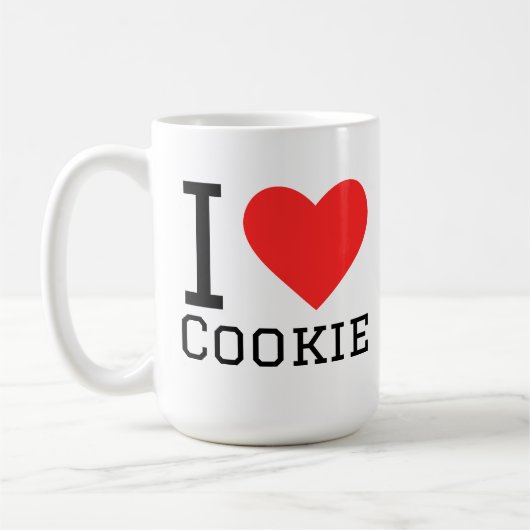 I love cookie kaffeetasse (Links)