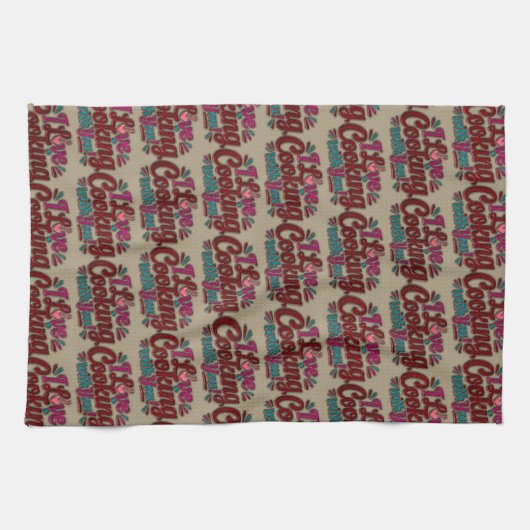 I love cooking with you geschirrtuch (Horizontal)