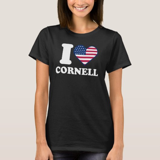 I love Cornell I heart Cornell T-Shirt (Vorderseite)