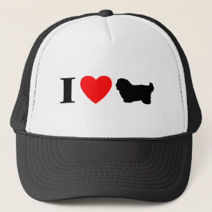 I Love Cotons de Tulear Hat Truckerkappe