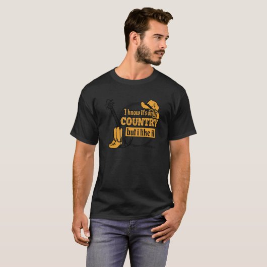 I Love Country Music 1 T-Shirt (Vorne ganz)