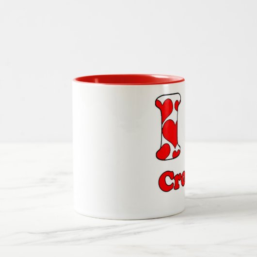 I love Croatia Zweifarbige Tasse (Mittel)