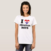 I love Croatian Boys T-Shirt (Vorne ganz)
