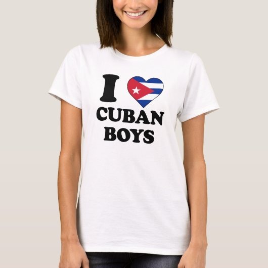 I love Cuban Boys T-Shirt (Vorderseite)