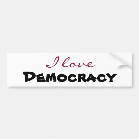 I love [customize] autoaufkleber (Vorne)