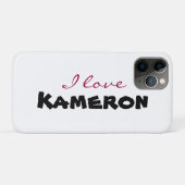 I love [customize] Case-Mate iPhone hülle (Rückseite (Horizontal))