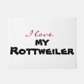I love [customize] fußmatte (Vorderseite)