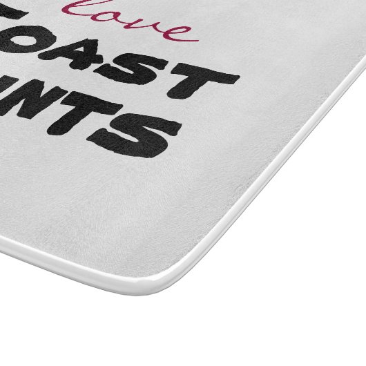 I love [customize] schneidebrett (Ecke)