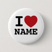 I Love Customize this! Button (Vorderseite)