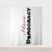 I love [customize] wandteppich (Vorderseite)