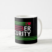 I Love Cybersecurity Kaffeetasse (VorderseiteRechts)