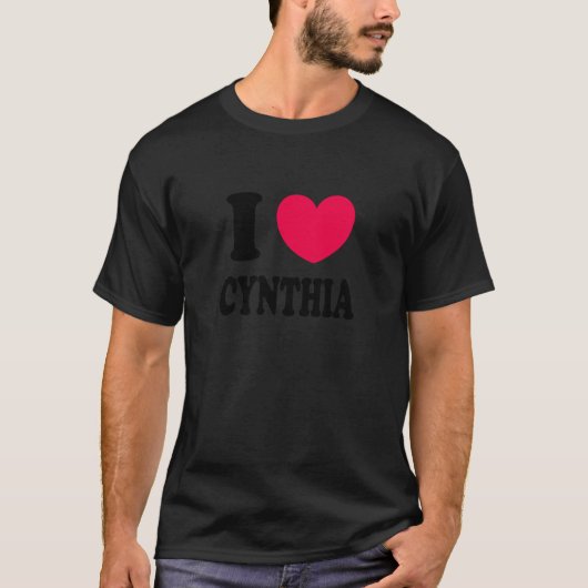 I Love Cynthia T-Shirt (Vorderseite)