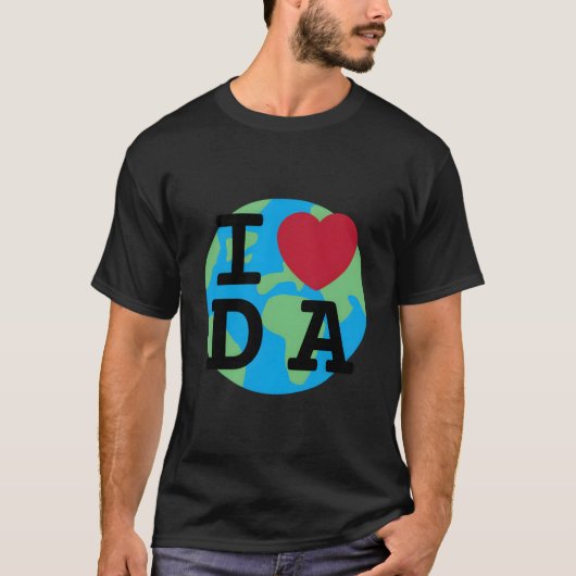 I Love Da He David Attenborough Fan Eh T-Shirt (Vorderseite)