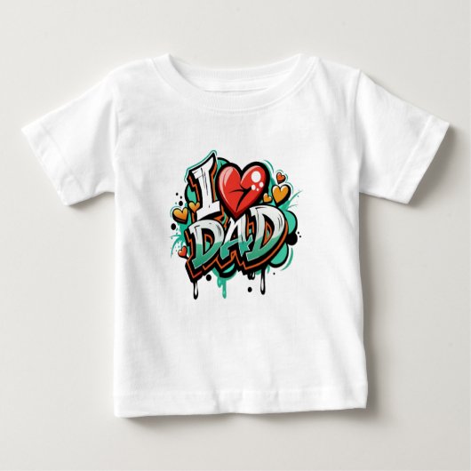 I love daddy baby t-shirt (Vorderseite)