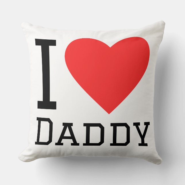 I love daddy kissen (Vorderseite)