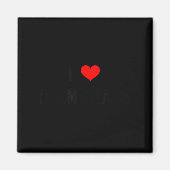 I Love Dalmatians I Heart Dalmatians Dog Lover Pet Magnet (Vorne)