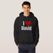 I Love David Hoodie (Vorne ganz)