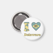 I love Delaware Magnet (Vorderseite/Rückseite)