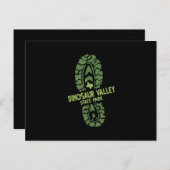 I Love Dinosaur Valley State Park Texas Tx Hiking Postkarte (Vorne/Hinten)