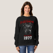 I love doberman since 1977 sweatshirt (Vorne ganz)