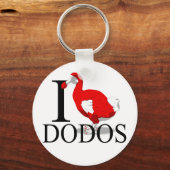 I Love Dodos Keychains Schlüsselanhänger (Vorderseite)