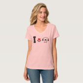 I LOVE DOG T-Shirt (Vorderseite Vollansicht)