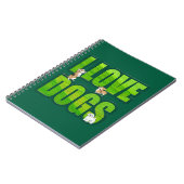 I love dogs notizblock (Linke Seite)