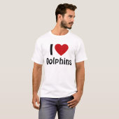 I love Dolphins T-Shirt (Vorne ganz)