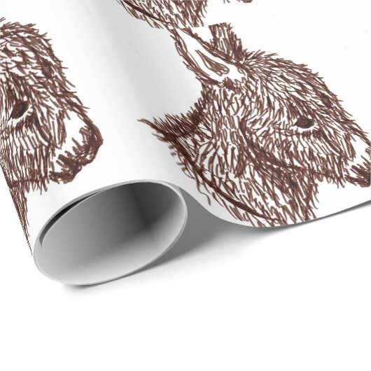 I LOVE DONKEYS! GESCHENKPAPIER (Rolleneckpunkt)