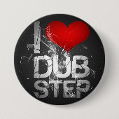 I Love Dubstep Button (Vorderseite)