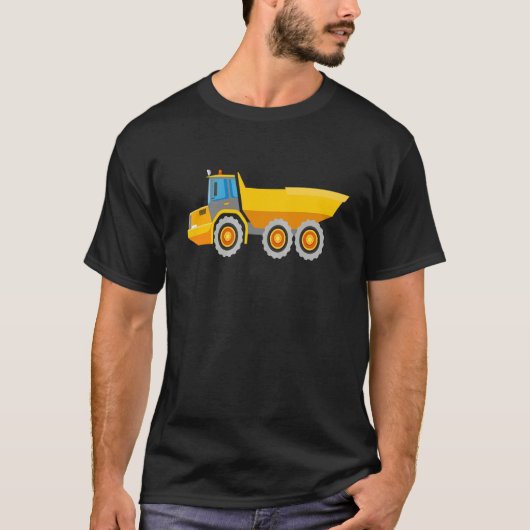 I Love Dump Truck  Dump Construction Truck for Men T-Shirt (Vorderseite)