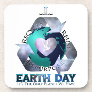 I Love Earth Day Untersetzer