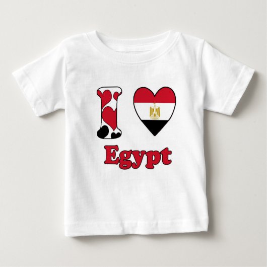 I love Egypt Baby T-shirt (Vorderseite)