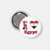 I love Egypt Magnet (Vorderseite/Rückseite)