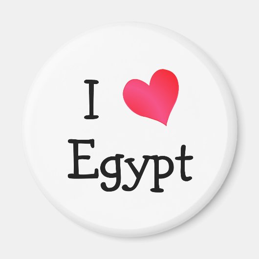 I Love Egypt Magnet (Vorne)