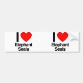i love eleant seals autoaufkleber (Vorne)