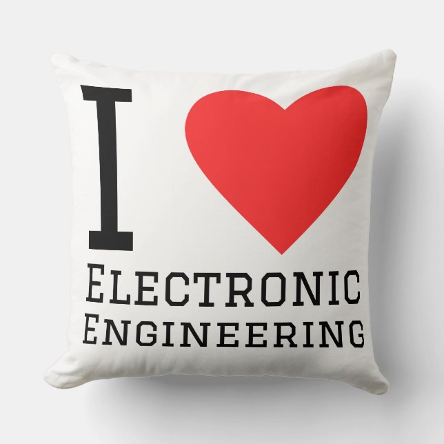 I love electronic engineering  kissen (Vorderseite)