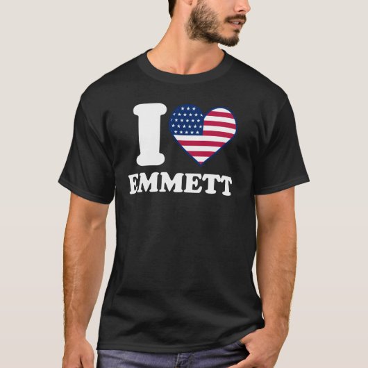 I love Emmett I heart Emmett T-Shirt (Vorderseite)