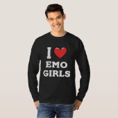 I Love Emo Girls T-Shirt (Vorne ganz)
