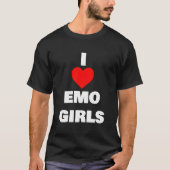 I Love Emo T-Shirt (Vorderseite)