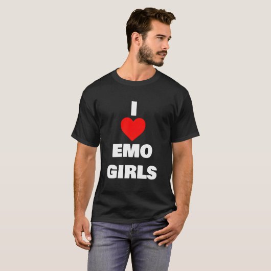 I Love Emo T-Shirt (Vorne ganz)