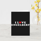 I Love Engelbert Girlfriend & Boyfriend Engelb Karte (Gelbe Blume)