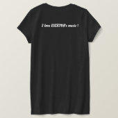 I love ESCRIVA's music! T-Shirt (Design Rückseite)