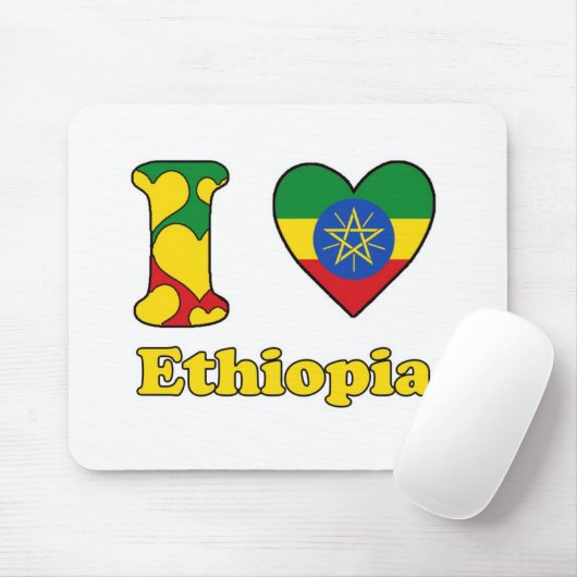 I love Ethiopia Mousepad (Mit Mouse)