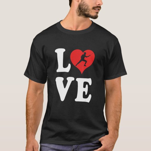 I Love Fencing 2 T-Shirt (Vorderseite)